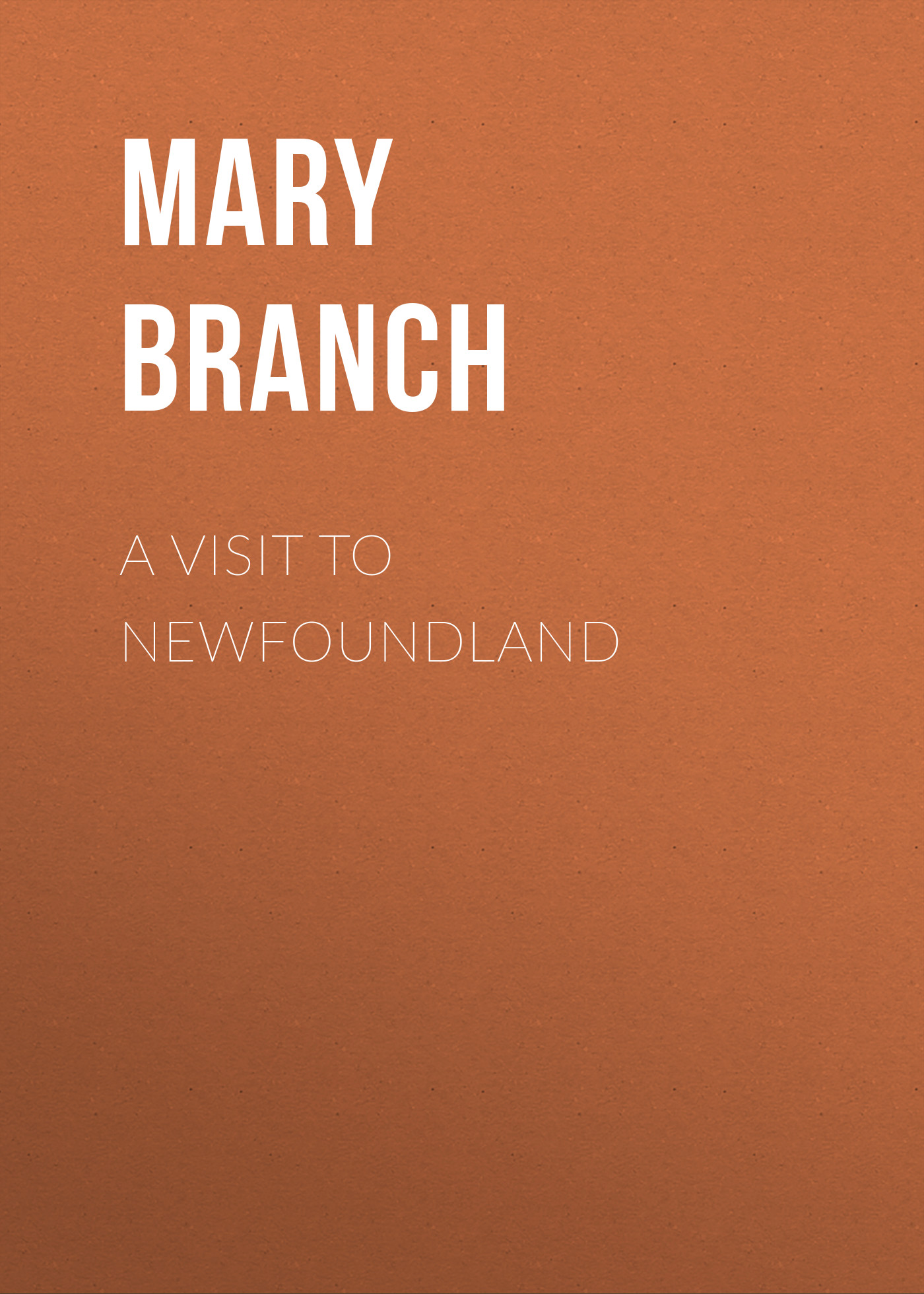 Книга A Visit to Newfoundland из серии , созданная Mary Branch, может относится к жанру Зарубежная старинная литература, Зарубежная классика. Стоимость электронной книги A Visit to Newfoundland с идентификатором 24179948 составляет 0 руб.