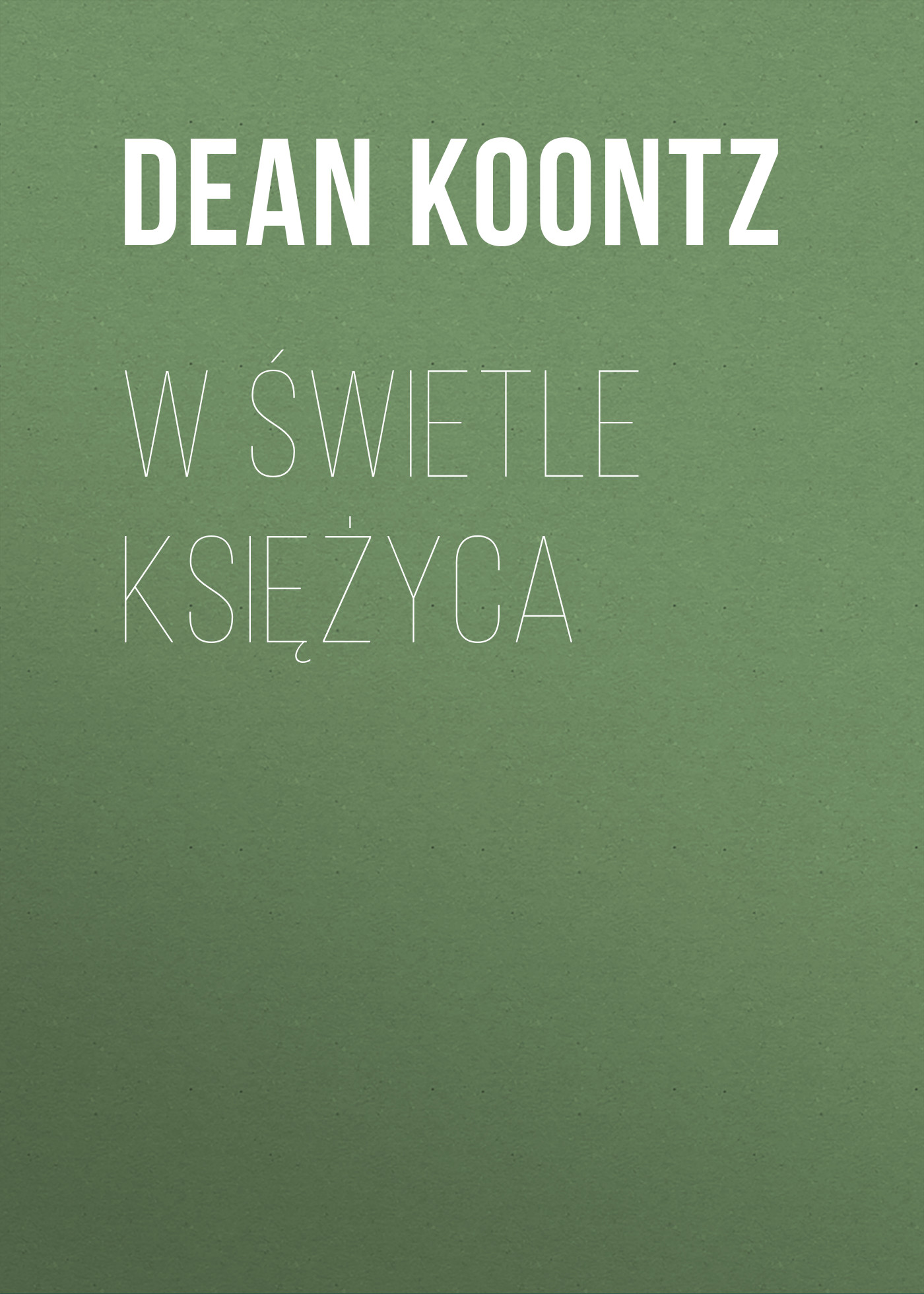 

W świetle księżyca