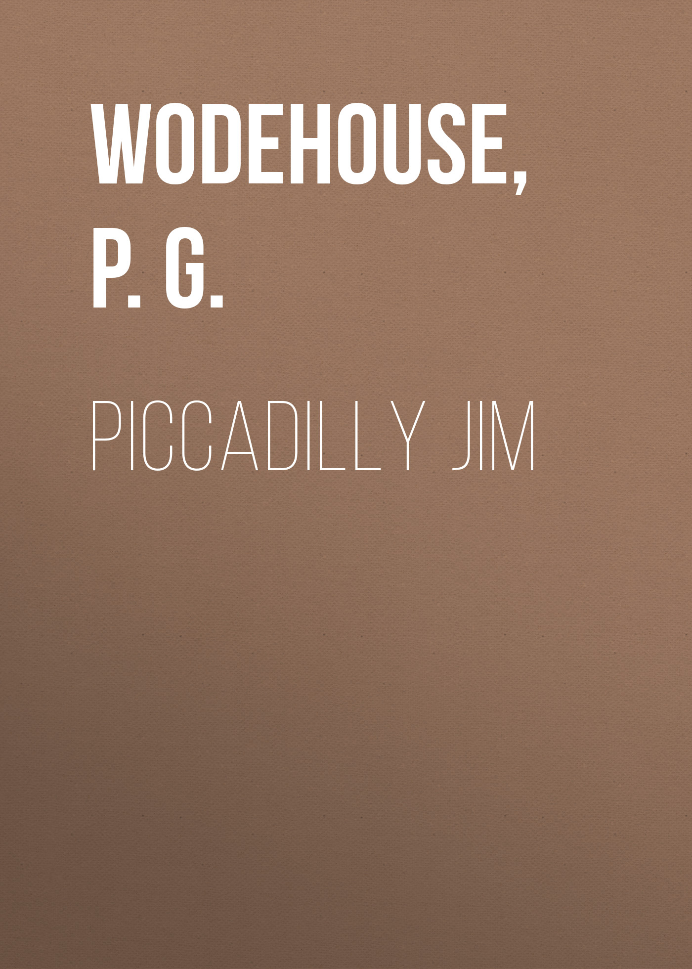 Piccadilly Jim