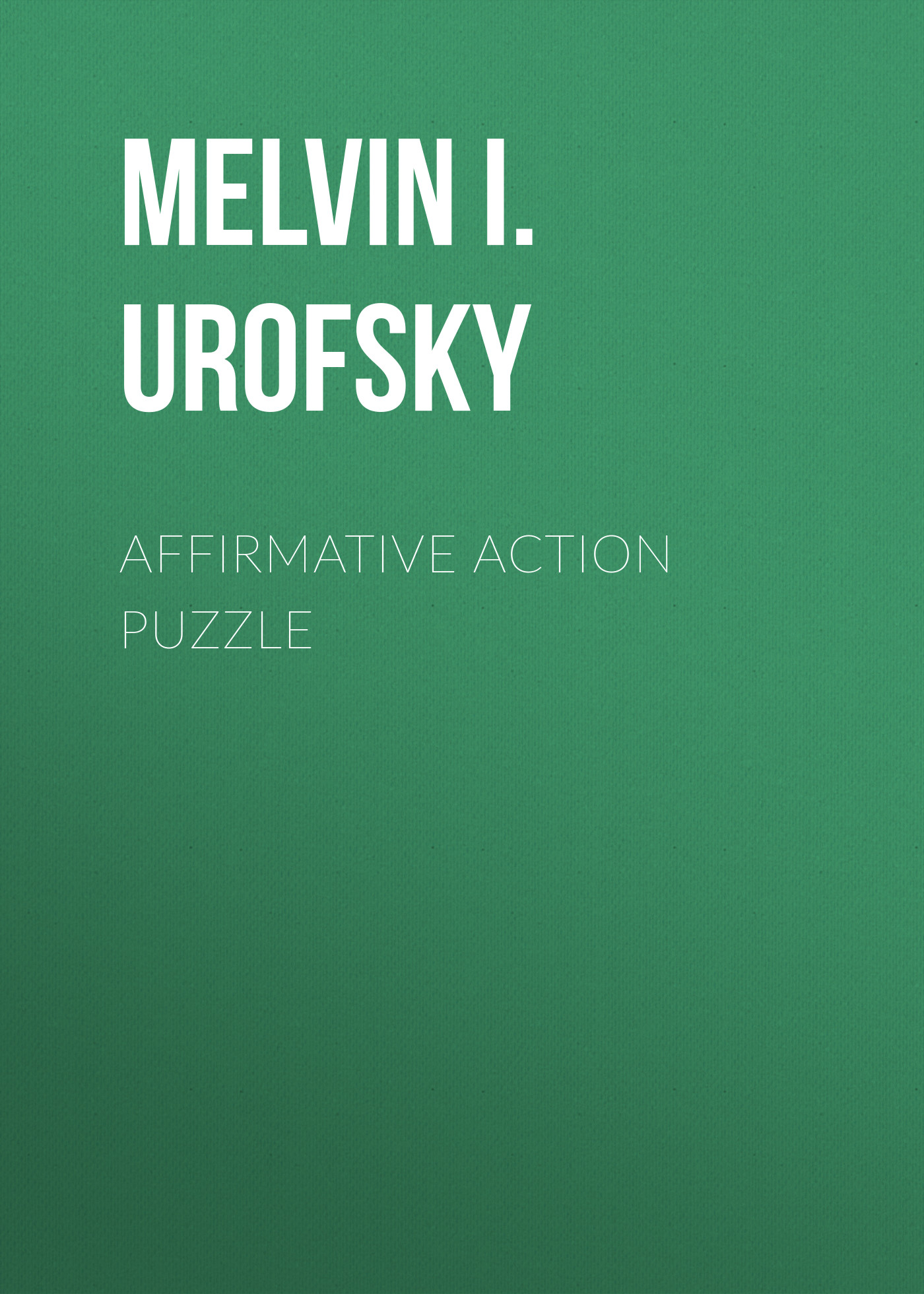 

Affirmative Action Puzzle