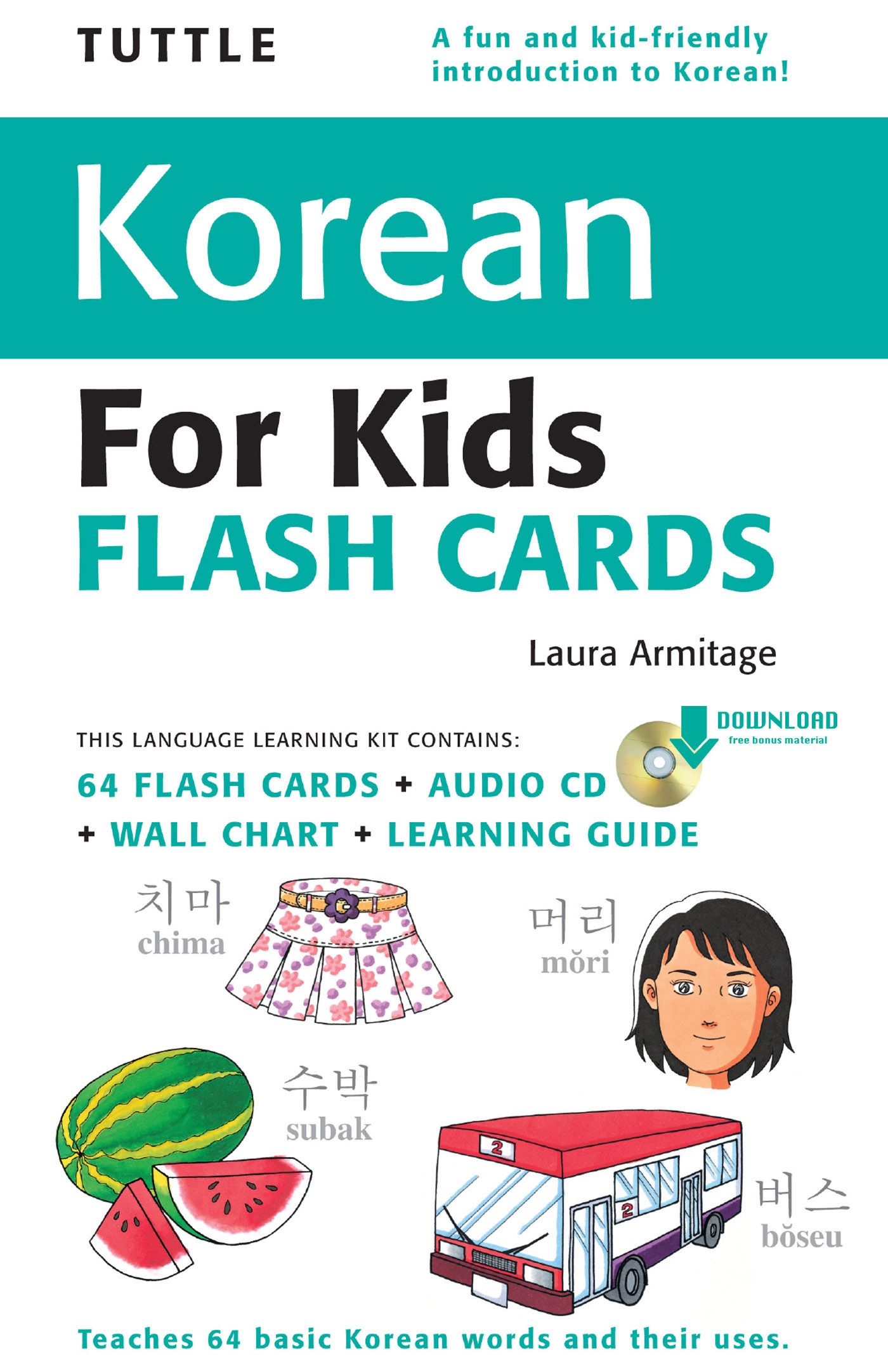 Tuttle Korean for Kids Flash Cards Kit