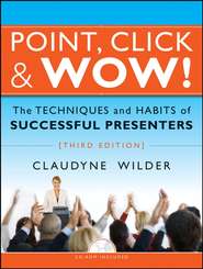 Point, Click and Wow!. The Techniques and Habits of Successful Presenters