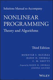 Solutions Manual to accompany Nonlinear Programming