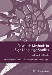 Research Methods in Sign Language Studies