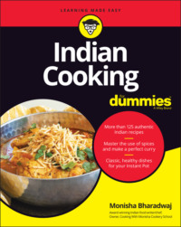 Indian Cooking For Dummies Monisha Bharadwaj, Wiley