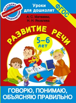 Говорю, понимаю, объясняю правильно. Развитие речи. 5-6 лет читать онлайн бесплатно