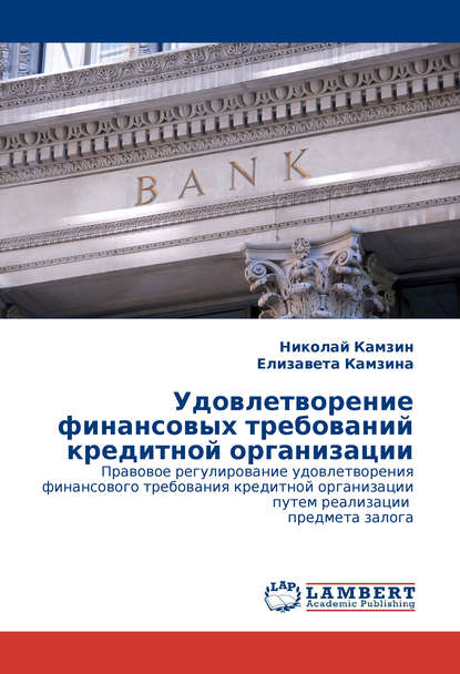 Николай Камзин — Удовлетворение финансовых требований кредитной организации