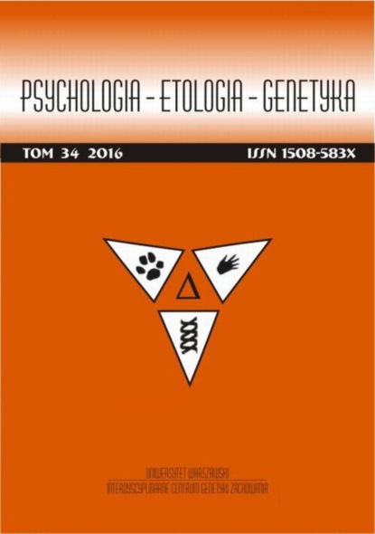 

Psychologia-Etologia-Genetyka nr 34/2016