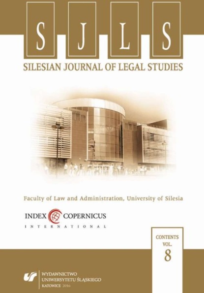 

„Silesian Journal of Legal Studies”. Vol. 8