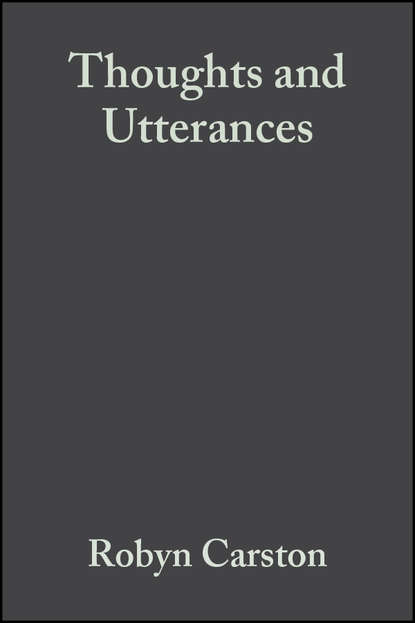 Thoughts and Utterances - Группа авторов