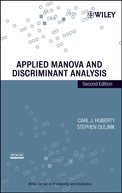 Stephen  Olejnik - Applied MANOVA and Discriminant Analysis