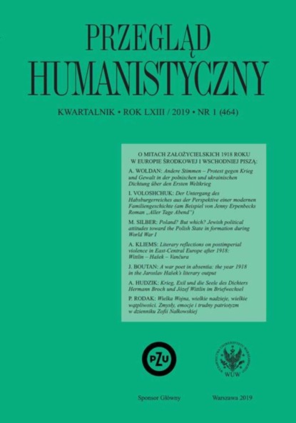 

Przegląd Humanistyczny 2019/1 (464)