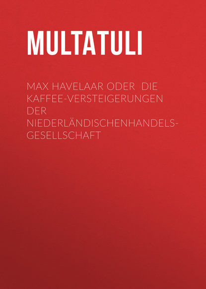 Max Havelaar oder  Die Kaffee-Versteigerungen der NiederländischenHandels-Gesellschaft