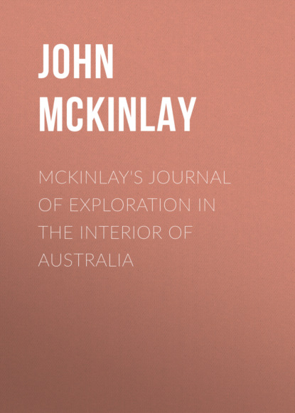 

McKinlay's Journal of Exploration in the Interior of Australia