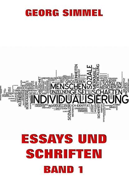Simmel Georg - Essays und Schriften, Band 1
