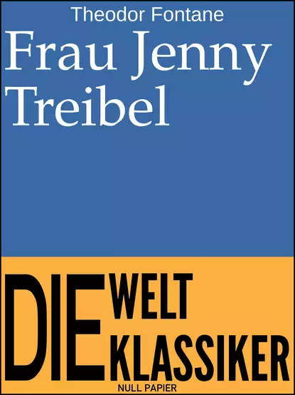 Обложка книги Frau Jenny Treibel, Теодор Фонтане