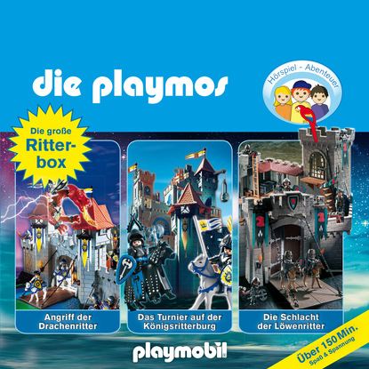 Simon X. Rost - Die Playmos - Das Original Playmobil Hörspiel, Die große Ritter-Box, Folgen 2, 8, 20