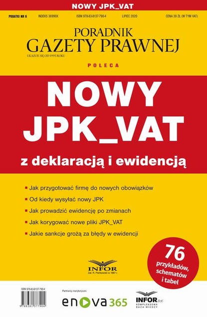 praca zbiorowa - Nowy JPK_VAT z deklaracją i ewidencją