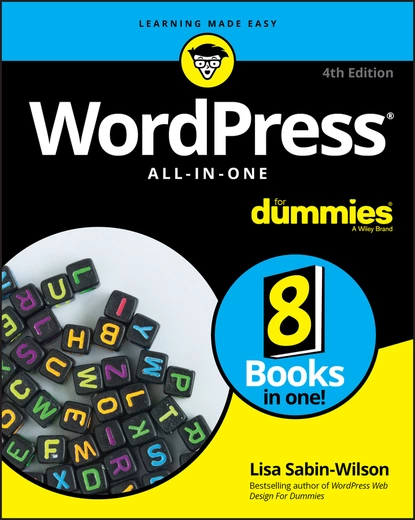 Обложка книги WordPress All-in-One For Dummies, Lisa Sabin-Wilson