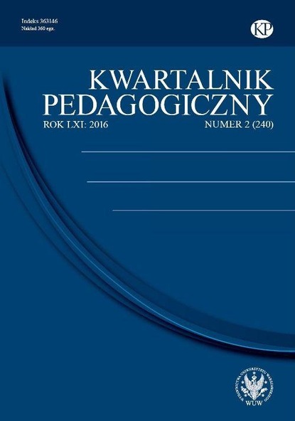 

Kwartalnik Pedagogiczny 2016/2 (240)