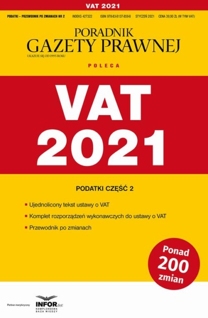 praca zbiorowa - Vat 2021 Podatki Część 2