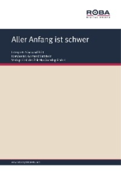 Dieter Schneider - Aller Anfang ist schwer