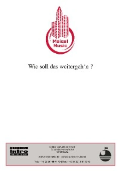 Обложка книги Wie soll das weitergeh‘n ?, Will Meisel