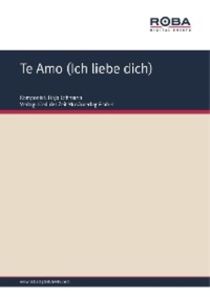 Hajo Lehmann - Te Amo (Ich liebe dich)