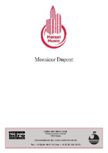 Обложка книги Monsieur Dupont, Christian Bruhn