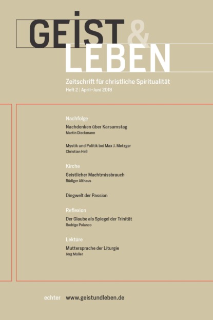 Geist & Leben 2/2018