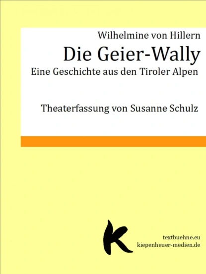 Обложка книги Die Geier-Wally, Wilhelmine von Hillern