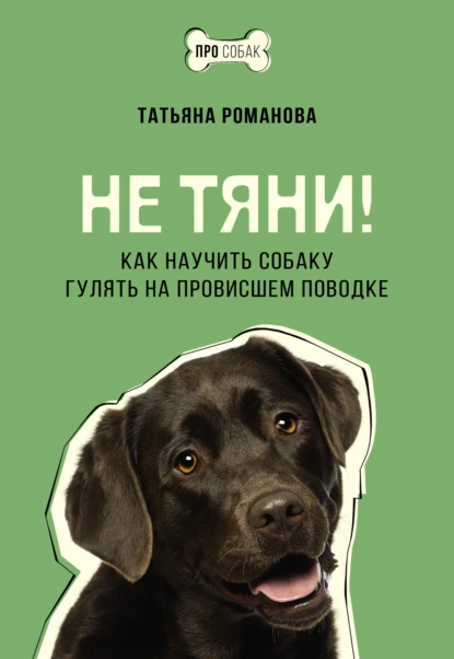 Обложка книги Не тяни! Как научить собаку гулять на провисшем поводке, Татьяна Романова