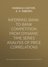 Inferring bank-to-bank competition from dynamic time series analysis of price correlations